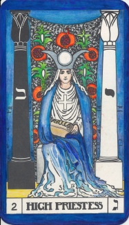 Tarot Key 2 Gimel - High Priestess